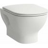 Laufen Lua - Závesné WC rimless pack, hlboké splachovanie, sedadlo s poklopom, so spomalovacím sklápacím systémomH8660810000001