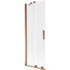MEXEN/S - Velar dvojkrídlová posuvná vaňová zástena 70 x 150, dekor, ružové zlato 896-070-000-31-60
