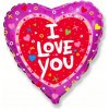 Deň sv. Valentína Balón LOVE HEART 46 cm héliový