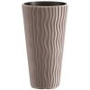Květináč Prosperplast SANDY SLIM mocca 39 cm