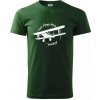 Still Plays With Planes - Klasické pánske tričko vyššej gramáže - M ( Fľaškovozelená )