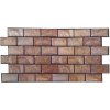 Obkladové panely 3D PVC CPVC5, cena za kus, rozmer 960 x 480 mm, kamenný obklad hnedý, IMPOL TRADE