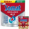 Somat Excellence tablety do umývačky riadu 4v1 75 ks + darček