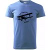 Still Plays With Planes - Klasické pánske tričko vyššej gramáže - L ( Svetlomodrá )
