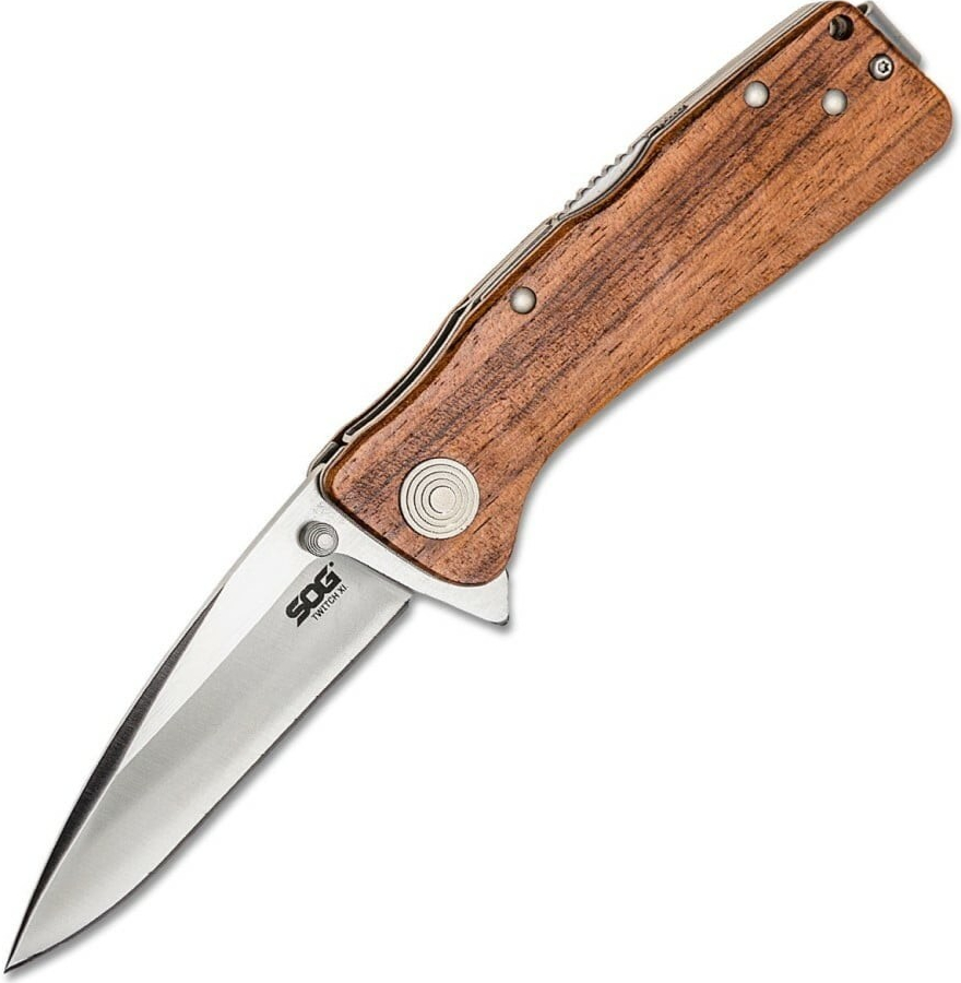 SOG TWITCH XL - WOOD HANDLE