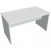 Hobis Rokovací stôl Gate, 140x75,5x80 cm, biely/sivý