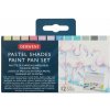 Súprava akvarelových farieb v pastelových odtieňoch Derwent Pastel Shades 12 ks