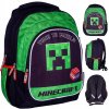 Školský batoh s viacerými priehradkami Minecraft Astra čierny, zelený 27 l