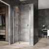 Ravak Sprchové dvere dvojdielne NDOP2 110, satin+transparent