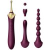 Zalo Bess 2 Clitoral Massager - bordový