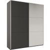 Bývaj s nami SK, PIERY 200 šatníková skriňa - GRAFIT LTD