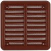 Ventilačná mriežka so sieťkou, kryt z plastu, 100 x 100 mm HN