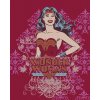 Zuty – Wonder Woman plagát červený, 40×50 cm, vypnuté plátno na rám 8596530192411