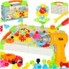 KIK KX7838_2 Mozaika puzzle plastové bloky + skrutkovač 181 ks