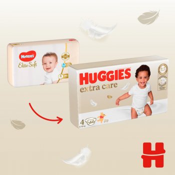 HUGGIES Elite Soft 4 8-14 kg 60 ks