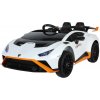 Lean Cars Elektrická autíčko Lamborghini STO Drift 2x45W batéria 24V 4,5Ah 2024 bílá