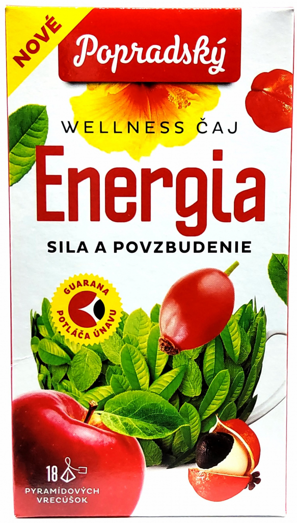 Popradský Wellness čaj Energia sila a povzbudenie 36 g