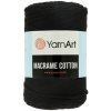 YarnArt Macrame Cotton 750 čierna