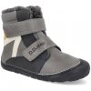 Barefoot detské zimné topánky D.D.step - W073-52306 tmavo sivé