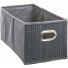 DekorStyle Úložný box Grey Bamboo 15x31 cm