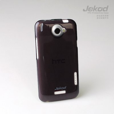 Púzdro JEKOD TPU HTC ONE X čierne