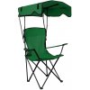 Rybárske kreslo so strieškou AGA DS716 dark green - tmavozelené
