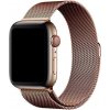 eses Milánsky ťah celokovový náhradný remienok pre Apple Watch 42 mm/44 mm/45 mm/46 mm/49 mm Farba: hnedá s magnetickým zapínaním