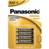 Batéria alkalická, AAA, 1.5V, Panasonic, blister, 4-pack, Alkaline power, cena za 1 ks batérie 5410853039334