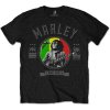 Bob Marley tričko Rebel Music Seal Čierna XL