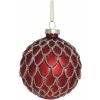 Chic Antique Sklenená ozdoba Red Bauble
