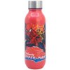Detská plastová fľaša Spiderman 640 ml – skrutkovací uzáver, BPA free, 83572