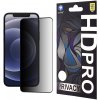Lito HD Pro Privacy tvrdené sklo pre iPhone 12 / iPhone 12 Pro – čierne (s ochranou súkromia)