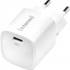 Intenso Power Adapter W30C² white USB nabíjačka do interiéru, max. prúd 3 A, 1 x 1x USB-C®, GaN , USB Power Delivery (USB-PD), 7803062; 7803062
