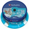 VERBATIM CD-R(25-balenie)Vreteno/tlačiteľné/52x/700MB/DLP