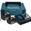 Makita 197952-5 Aku sada 2xBL1830B + nabíječka DC18RC