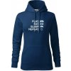 Play Eat Sleep Repeat game - Mikina dámská Cape s kapucí - XL ( Polnočná modrá )
