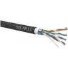 Instalační kabel Solarix venkovní FTP, Cat5E, drát, PVC+PE, dvojitý plášť, cívka 305m SXKD-5E-FTP-PVC+PE 27655197