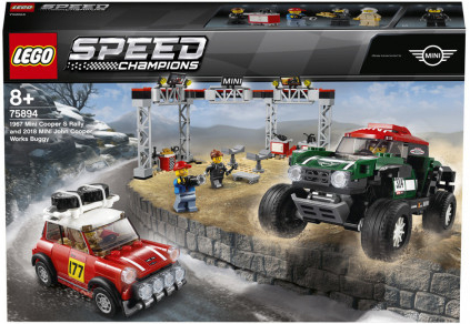 LEGO® Speed Champions 75894 1967 Mini Cooper S Rally a 2018 MINI John  Cooper Works Buggy od 80 € - Heureka.sk