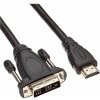 PremiumCord DVI - HDMI prepojovací, tienený, 2 m kphdmd2