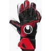 Uhlsport Powerline Supersoft brankárske rukavice čierna/červená/biela