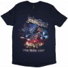 Judas Priest Painkiller US Tour 91 Navy Blue L Tričko