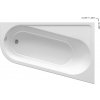 Ravak CHROME akryl.asymetr.rohová vaňa 170x105 P snowwhite CA41000000 +vaň.krycie lišty CA41000000
