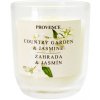Vonná sviečka v skle PROVENCE 30 hodín zahrada a jazmín