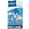 HALANTEX Obliečky Sonic Fast Lane Bavlna, 140/200, 70/90 cm
