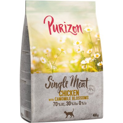 Purizon granule, 2 x 400 g za skvelú cenu! - Single Meat kuracie s kvetmi harmančeka