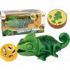 LeanToys Chameleon na dálkové ovládání se zelenými světly 28 cm