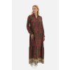 ŠATY LA MARTINA WOMAN DRESS L/S PRINTED DIAMON MILITARY/HOTPINK/FRE