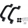 BPP Plastové madlá set 2 ks, 240x75 mm, čierne