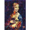 GRAFIKA Puzzle Leonardo da Vinci: Dáma s hranostajom od Sally Rich 1500 dielikov
