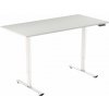 AlzaErgo Table ET2 Core biely + doska 120 × 80 cm lamino biely dub